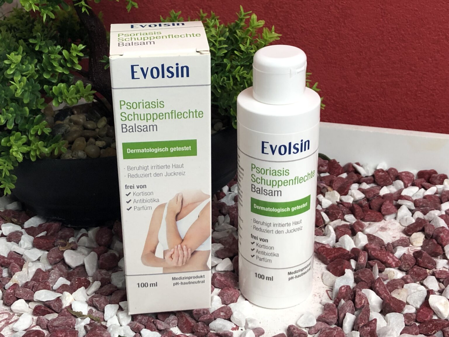 Das Evolsin Psoriasis Schuppenflechte Balsam