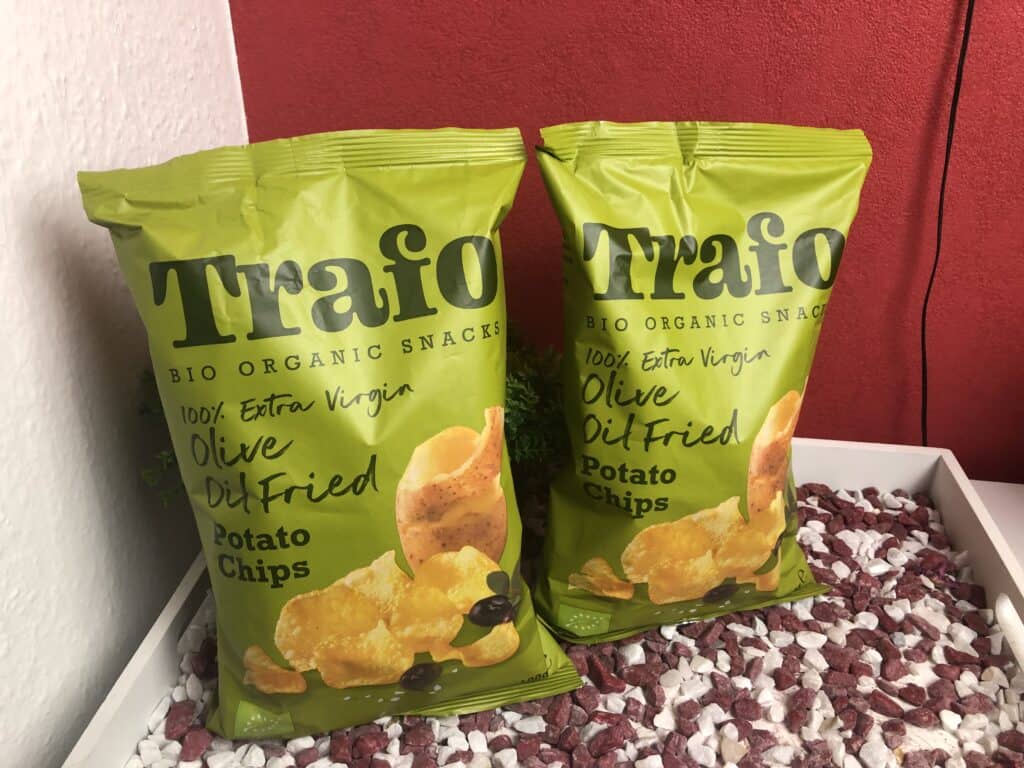 Trafo Chips frittiert in Olivenöl BIO