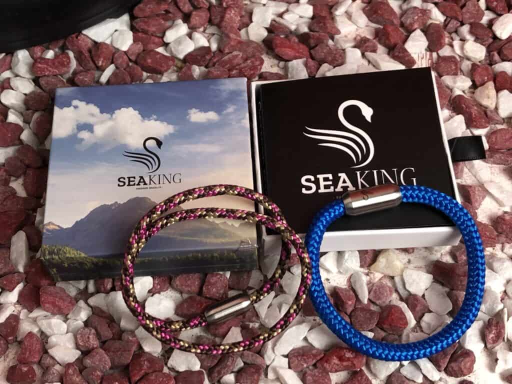 Meine beiden Armbänder von Seaking Bracelets