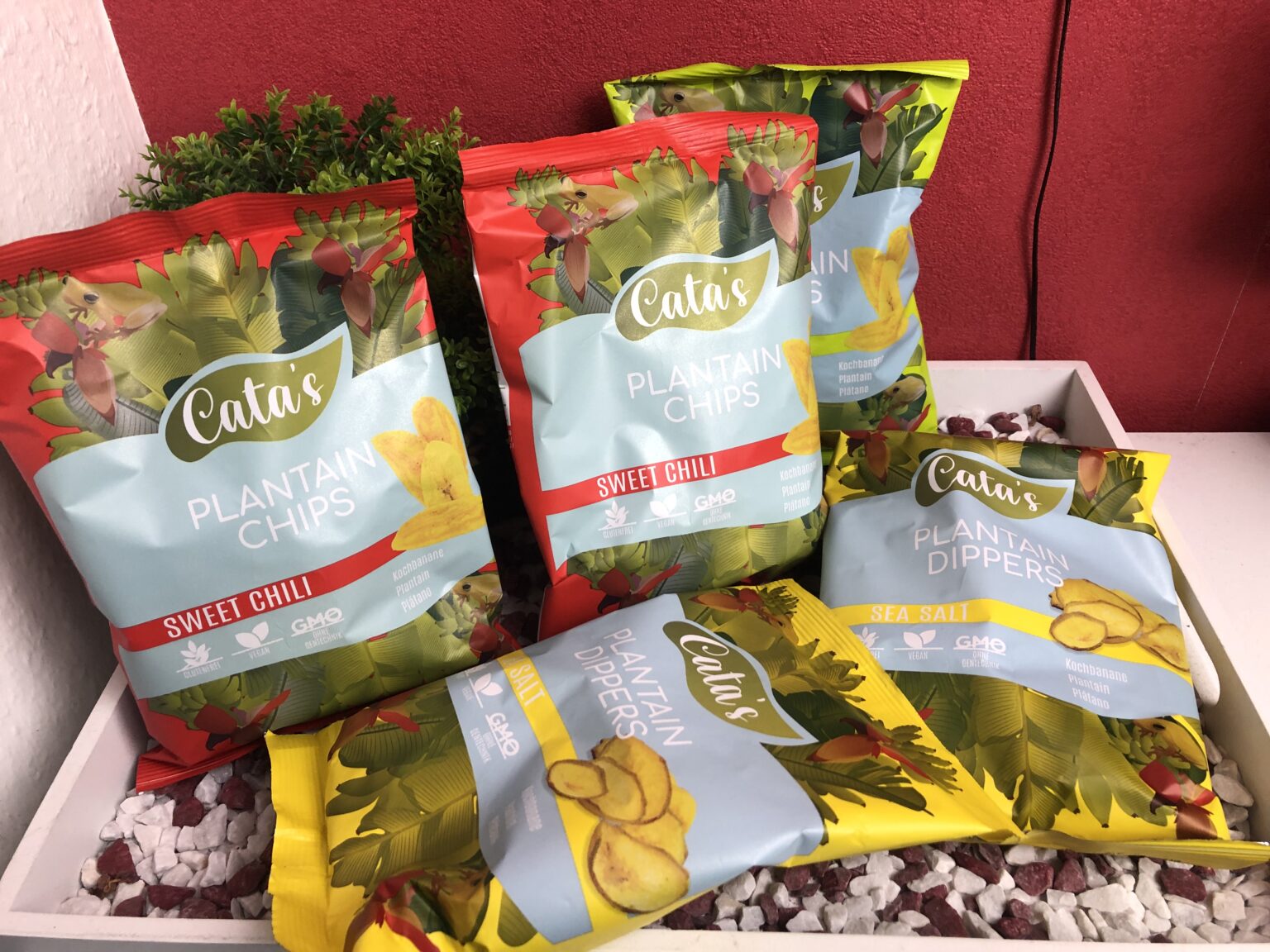 Meine verschiedenen Sorten Nativosfood Cata's Kochbananenchips