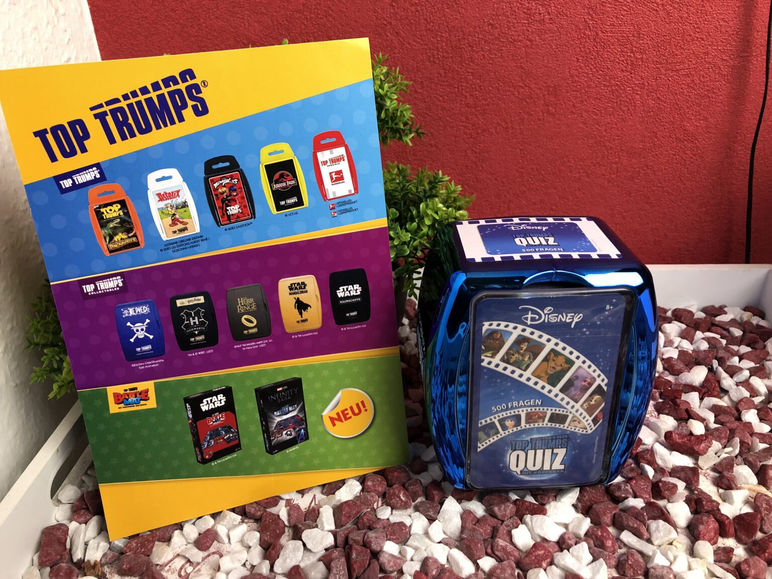 Mein Winning Moves Top Trumps Quiz in der Disney Version