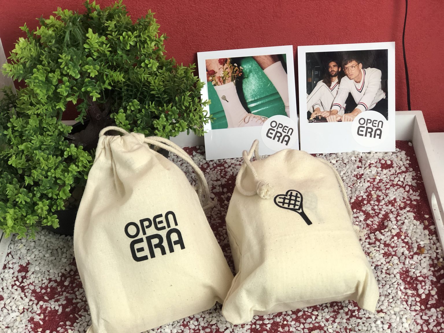 Noch schick verpackt die Open Era Tennissocken