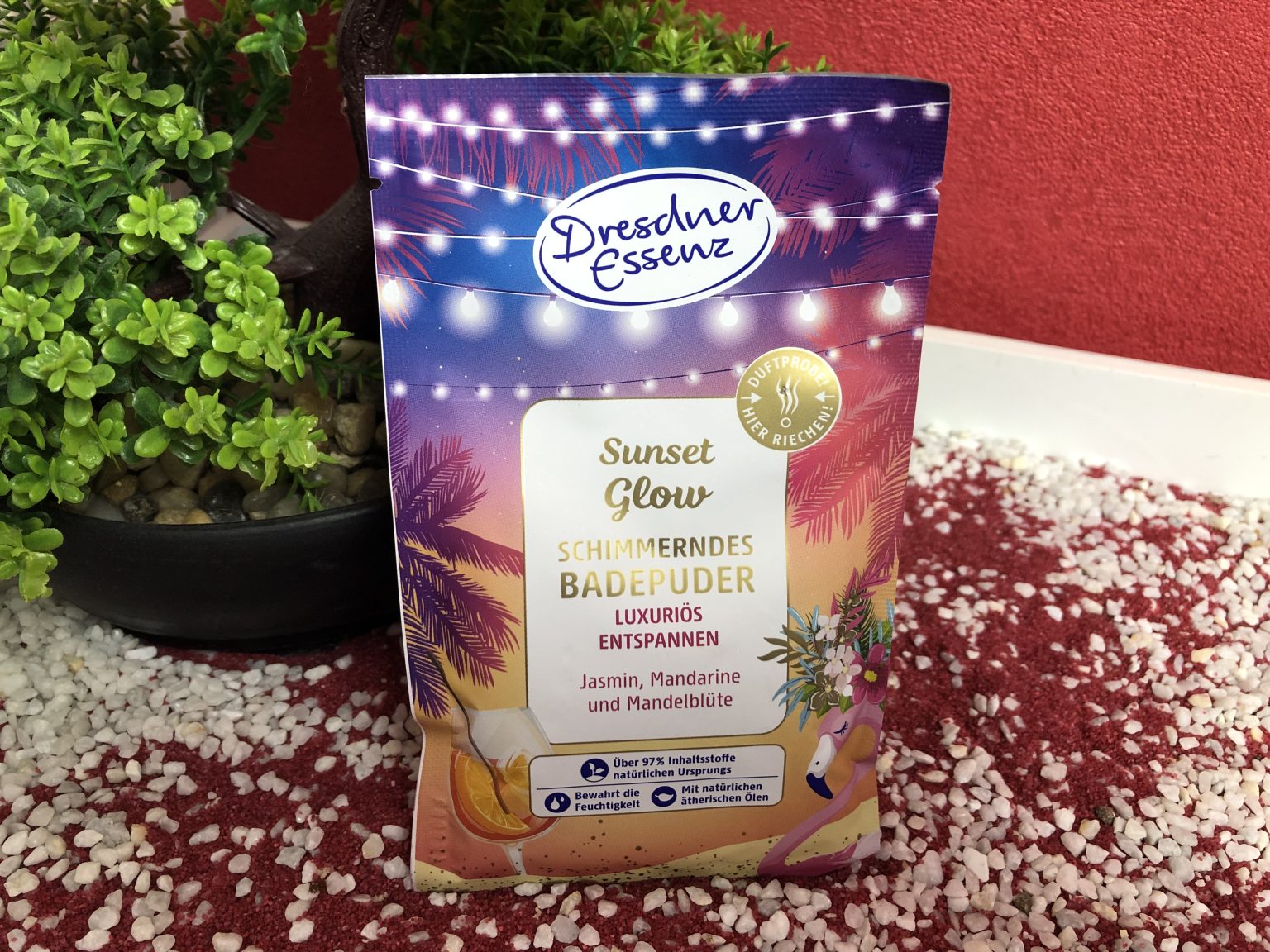 Das Dresdner Essenz Badepuder Sunset Glow