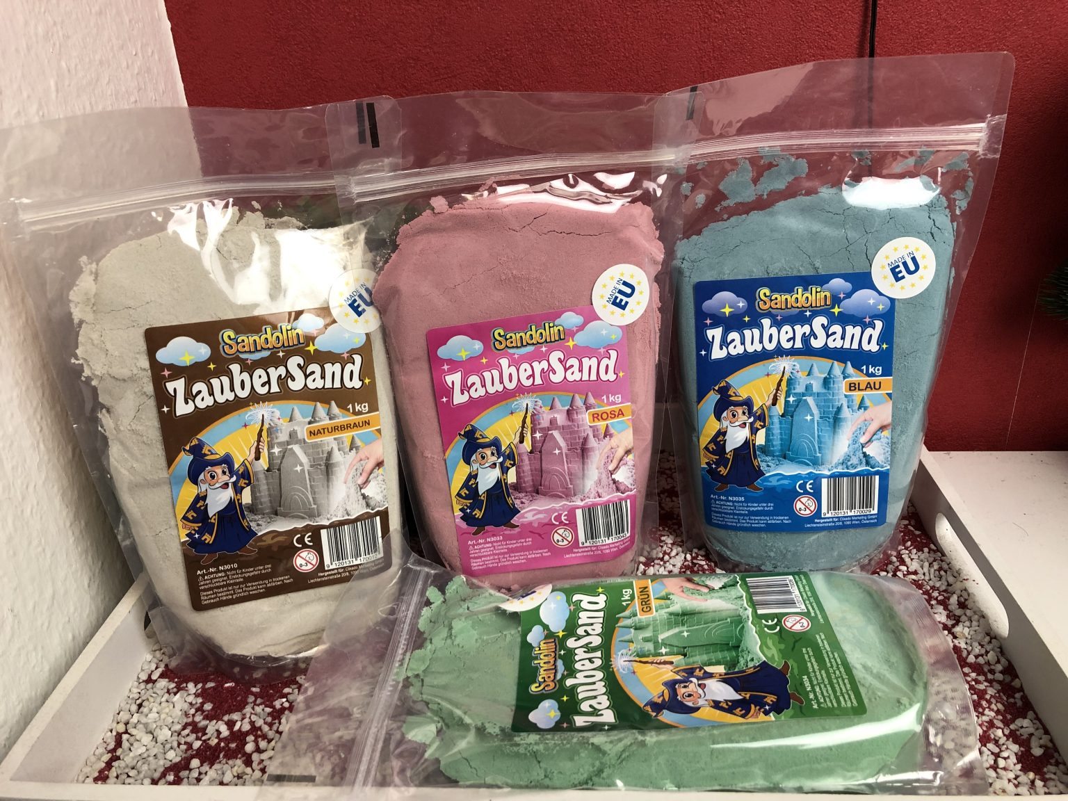 Meine vier Farben Sandolin Zaubersand