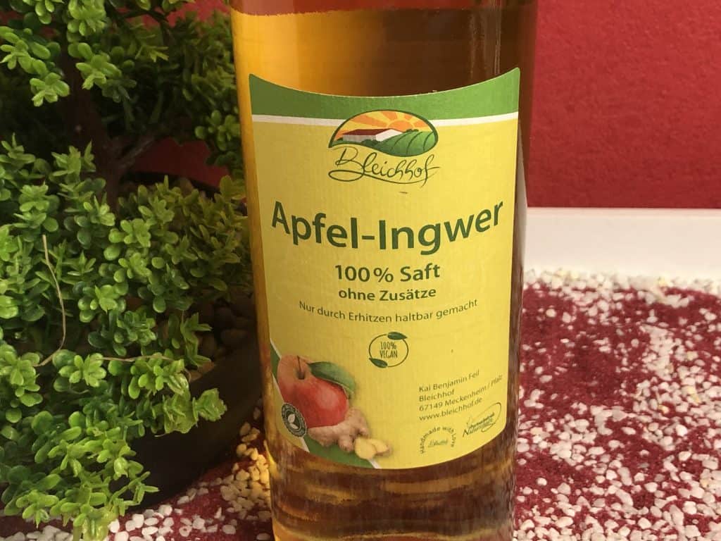 Der Apfel-Ingwer Saft