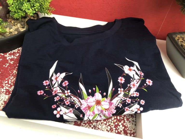 Mein Runental T-Shirt Kleid Sakura Deer