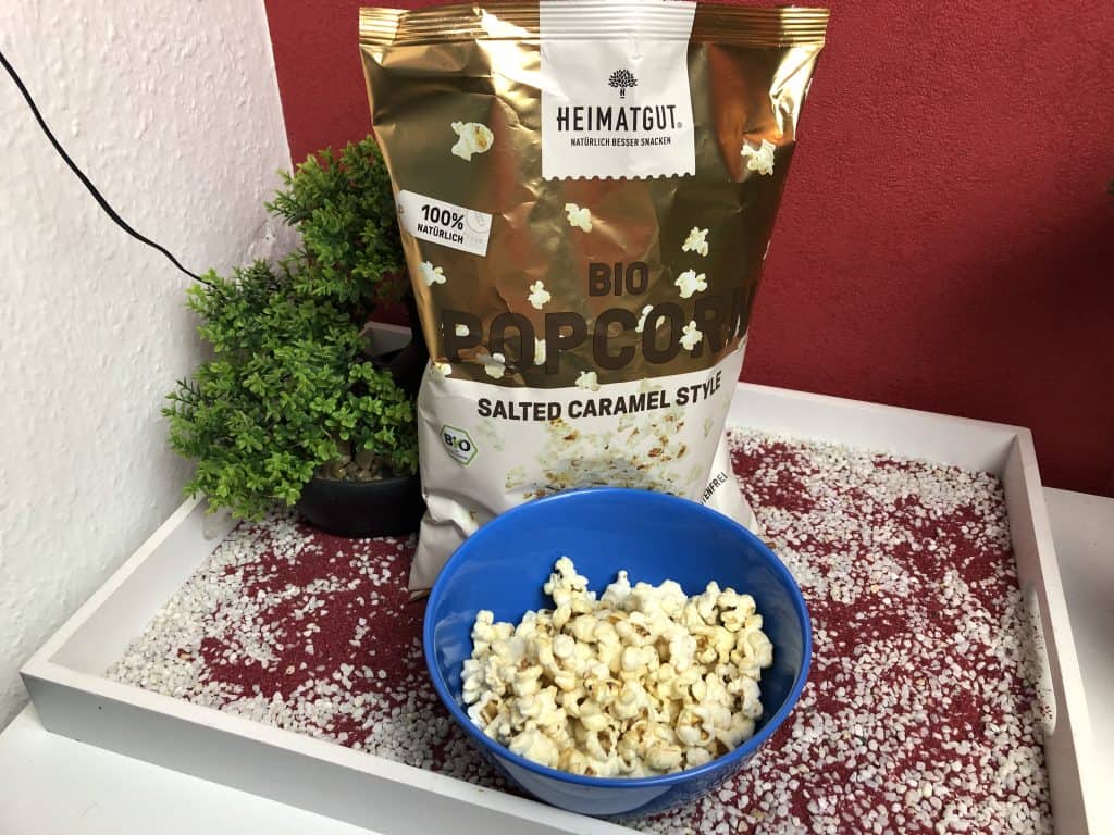 Locker und knsuprig das Heimatgut Popcorn Salted Caramel