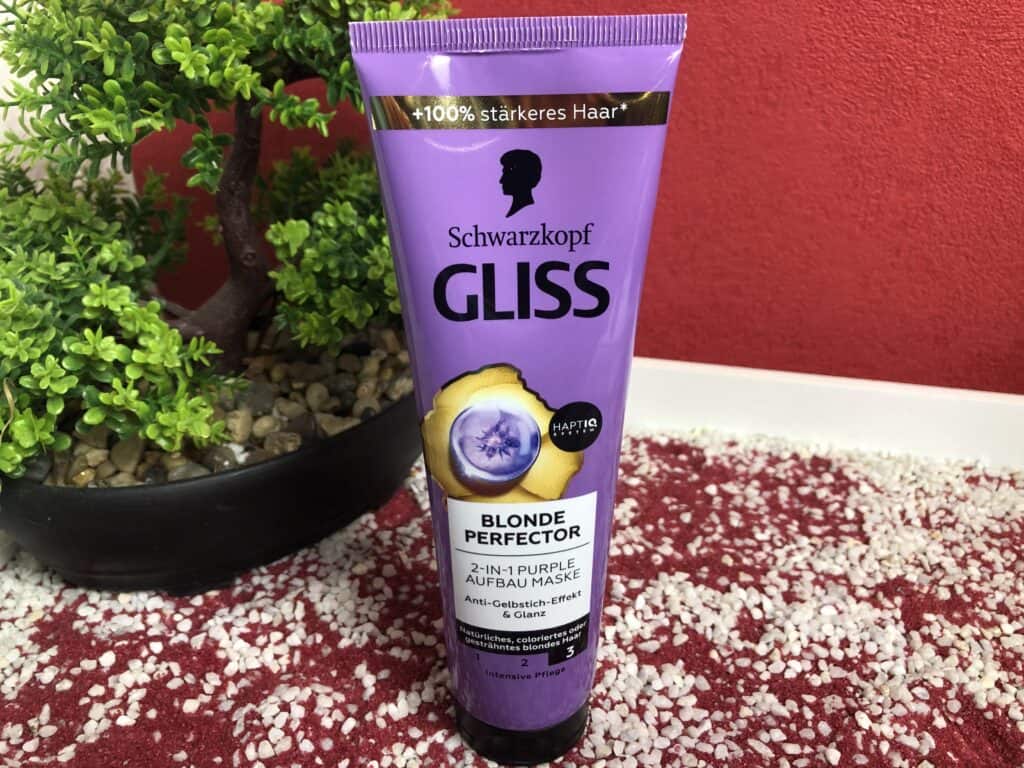 Die Gliss Blonde Perfector 2-in-1 Purple Aufbau Maske