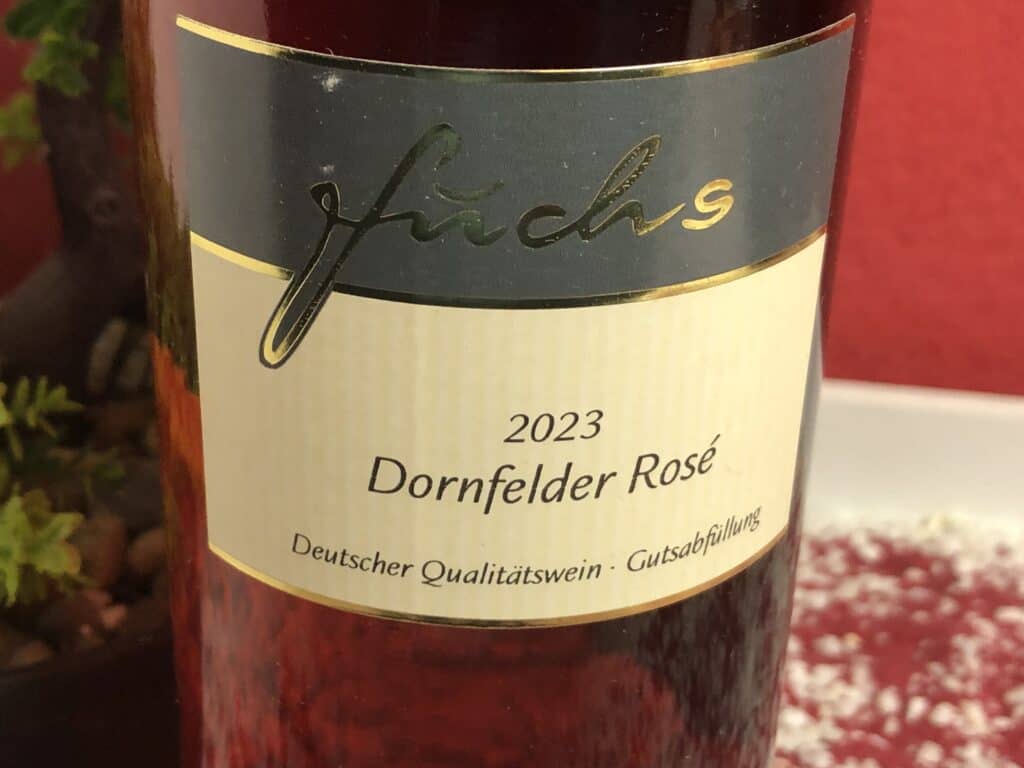 Der Dornfelder Rosé süß