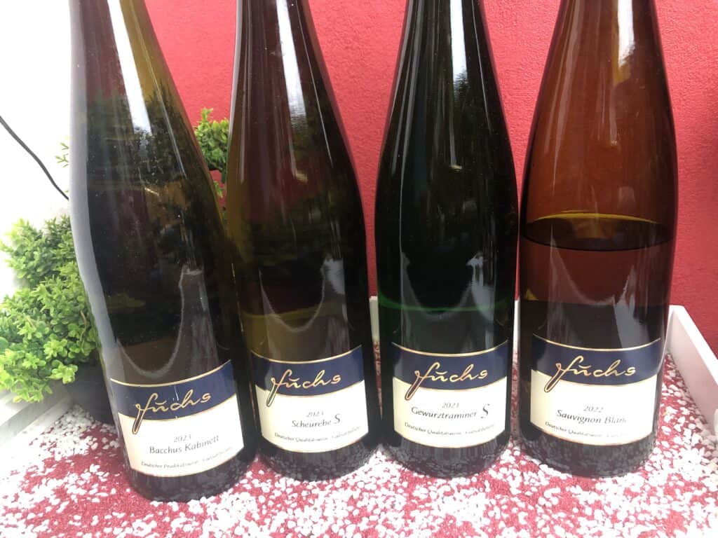 Die süßen Weißweine von dem Weingut Fuchs