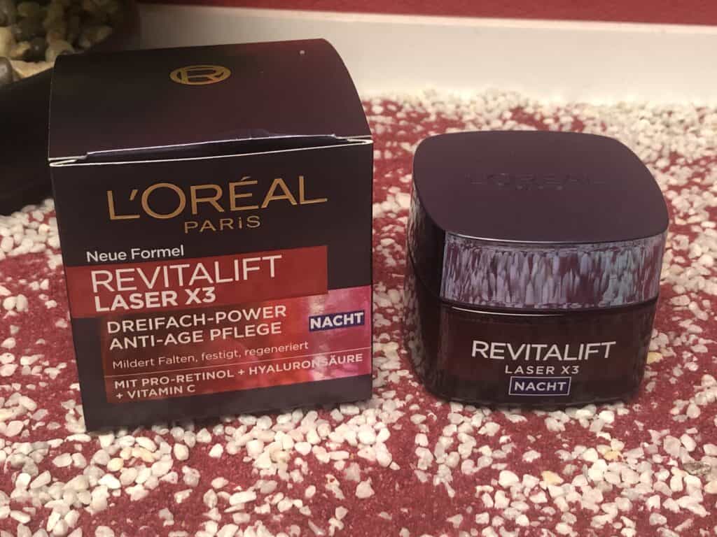 Die L'Oréal Revitalift Laser X3 Nachtpflege