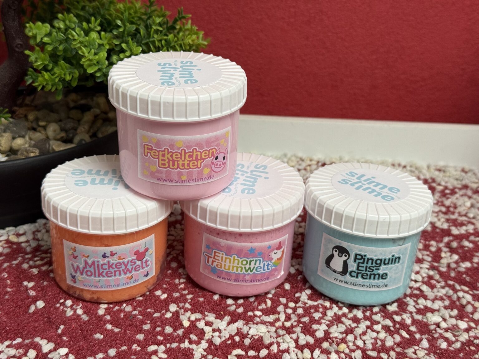 Meine vier Sorten von Slime Slime