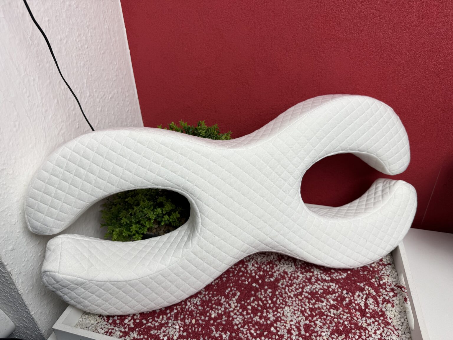 Das GlowKissen in Schmetterlingsform