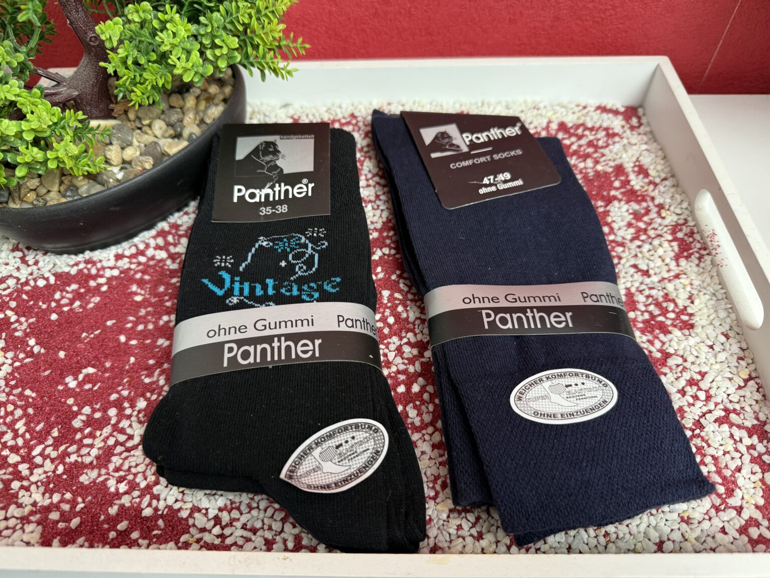 Meine beiden Sorten der Panther Socks Socken