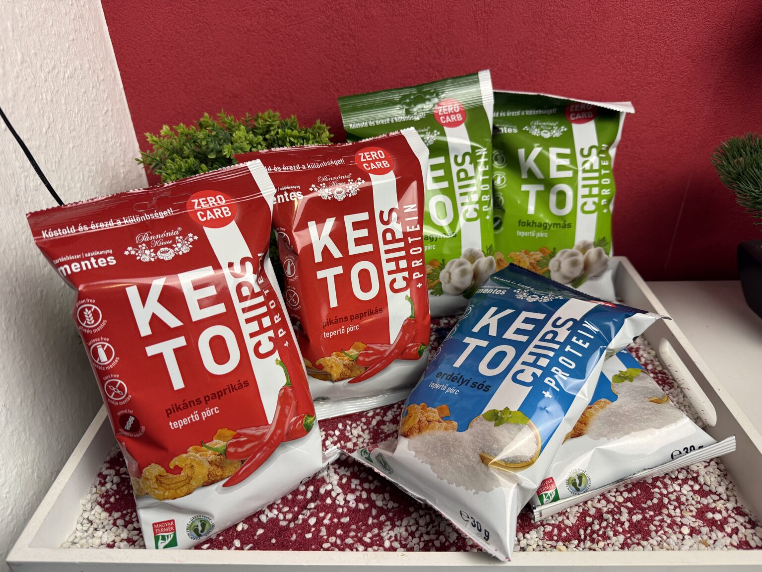 Meine drei Sorten Keto Chips