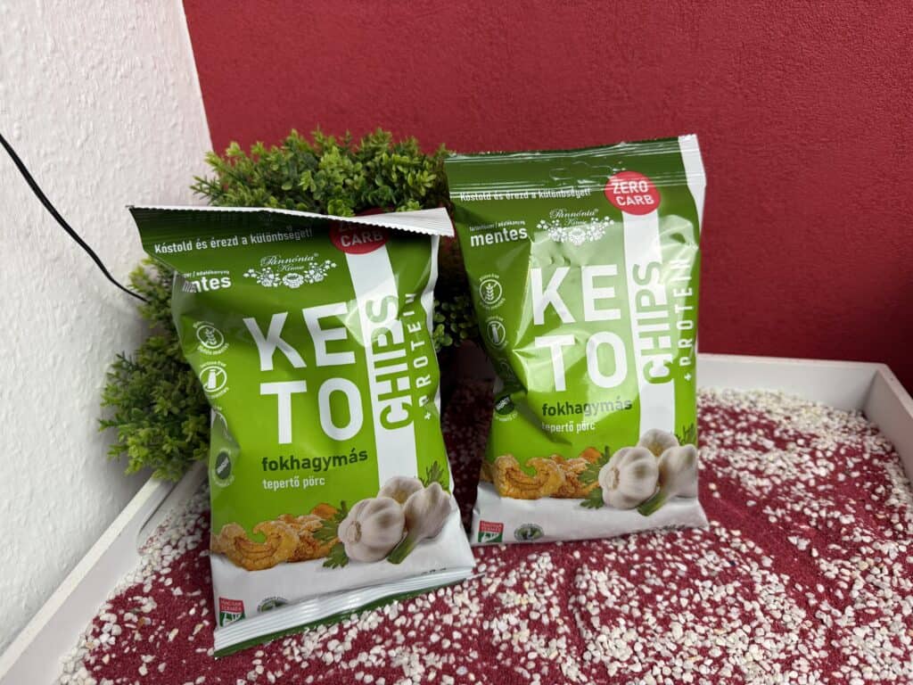Die Sorte Knoblauch der Keto Chips