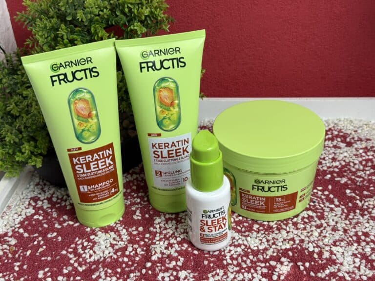 Die Garnier Fructis Keratin Sleek Serie