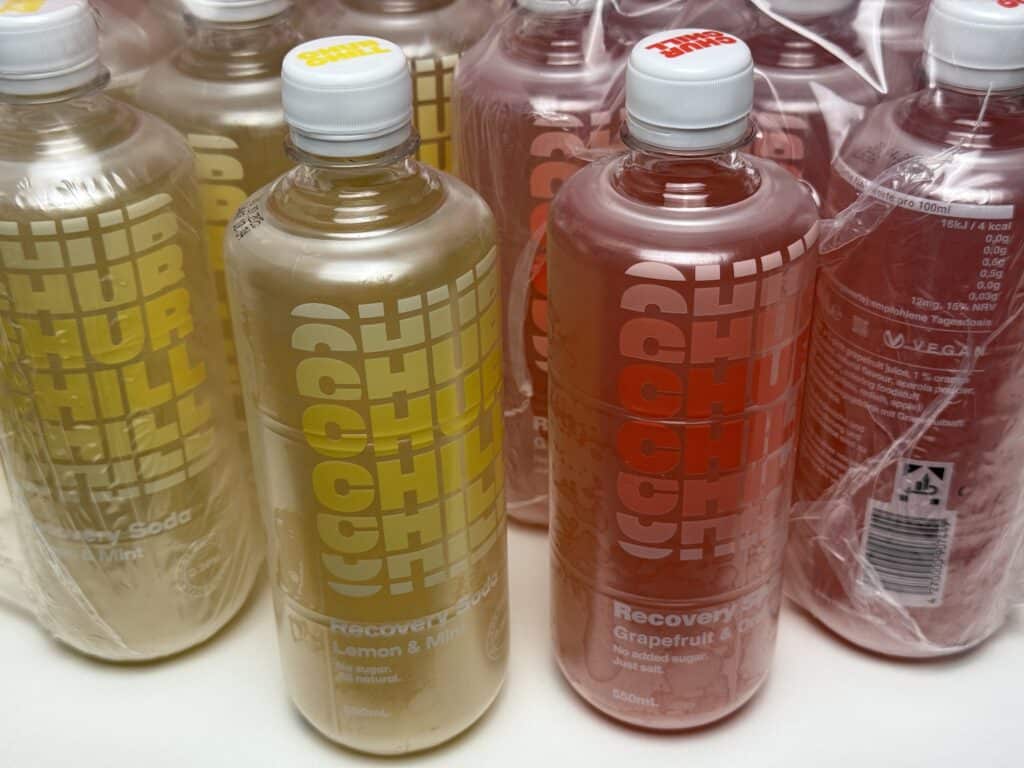 Churchill Soda, die beiden Sorten