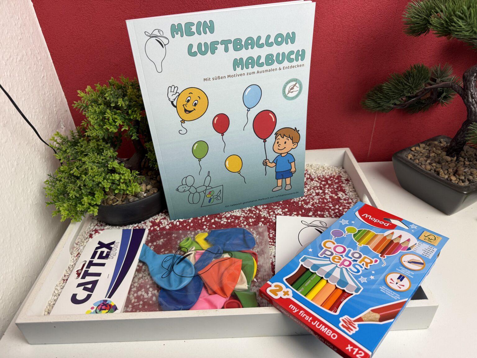 Das Luftballon Store Malbuch