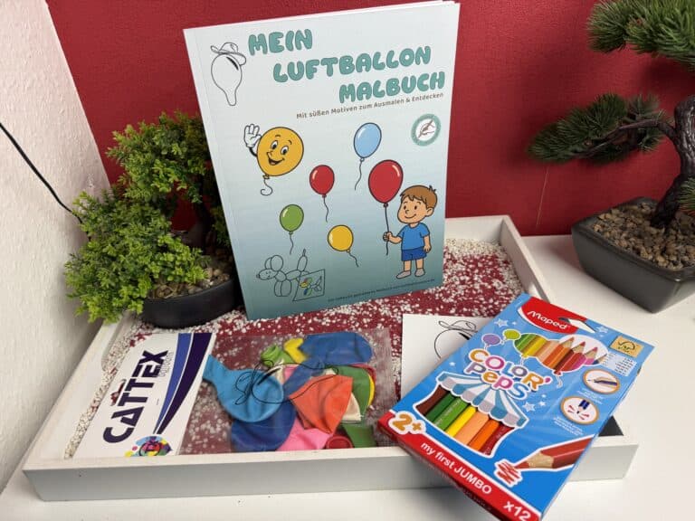 Das Luftballon Store Malbuch