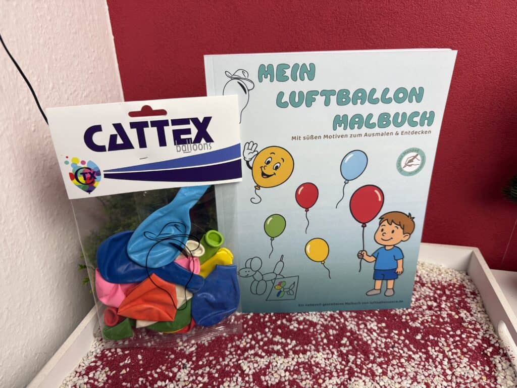 Das Luftballon Store Malbuch