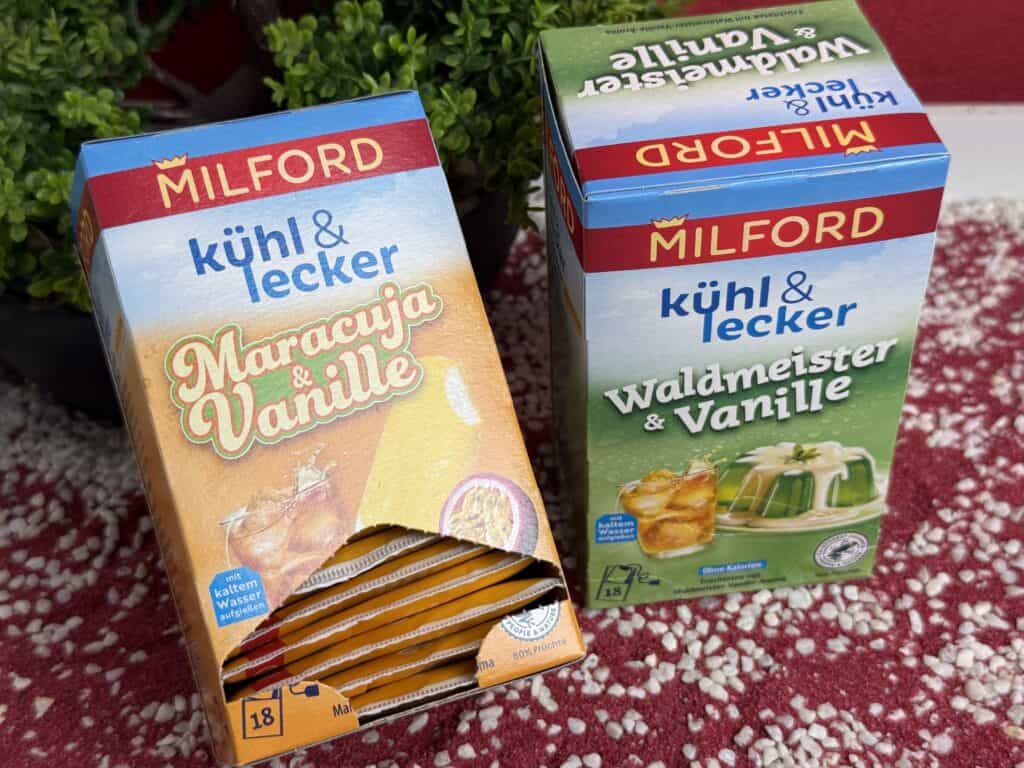 Die beiden Sorten Milford Kühl & Lecker