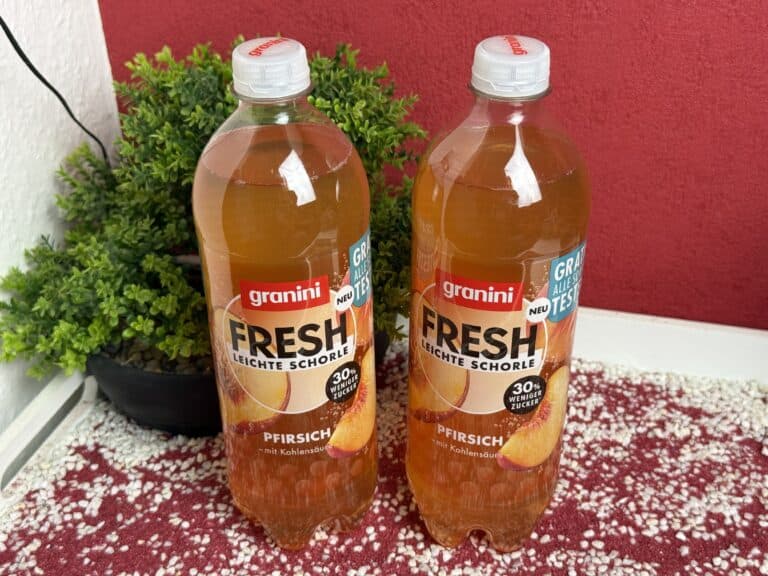 Die Granini Fresh Pfirsich Leichte Schorle