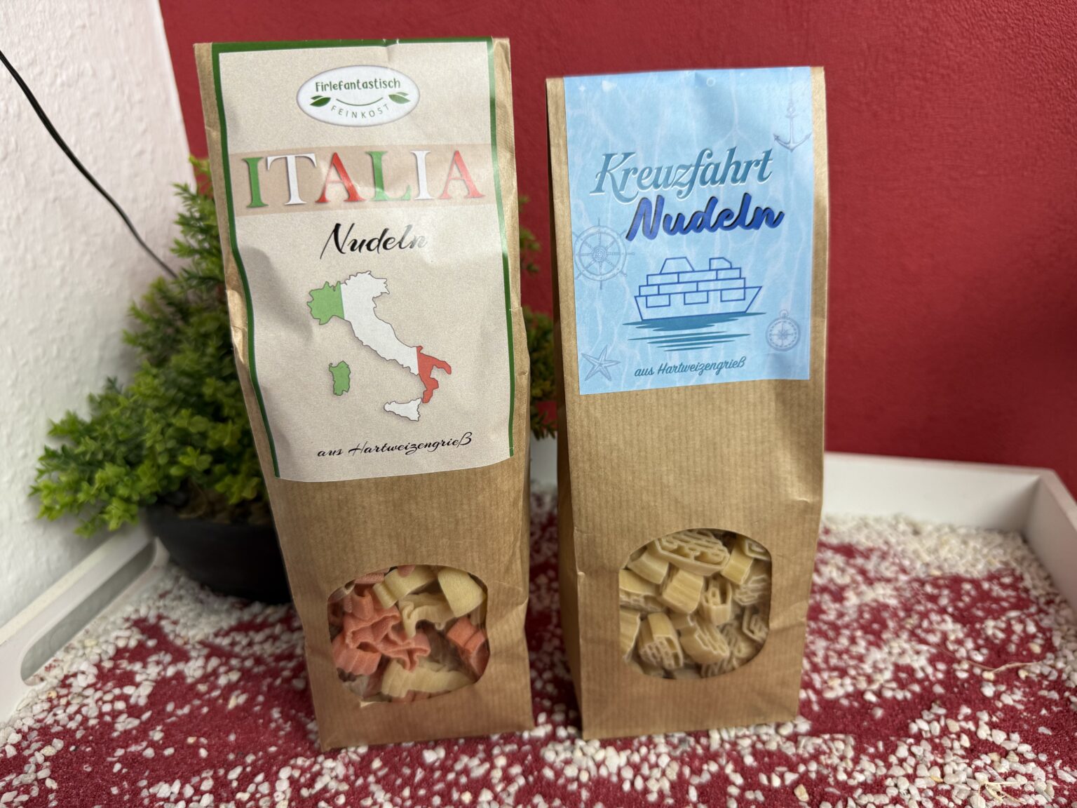 Die Firlefantastisch Nudel Italien und Kreuzfahrt
