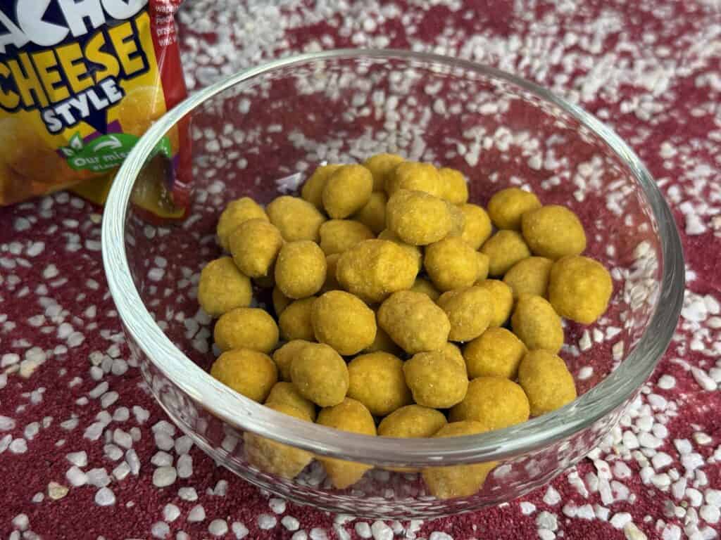 Hier seht ihr die NicNacs Nacho Cheese Style in Nahaufnahme