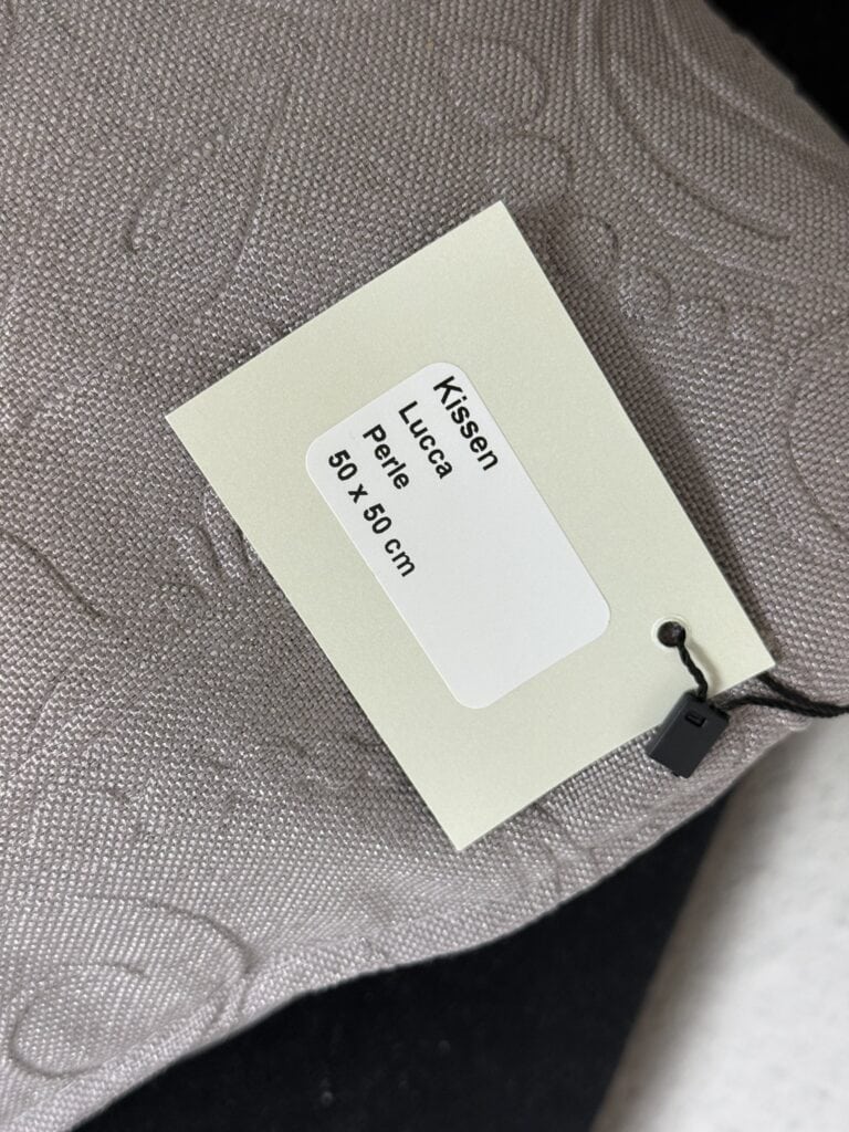 Das In- und Outdoor Living Perle, hier seht ihr auch schön das Muster