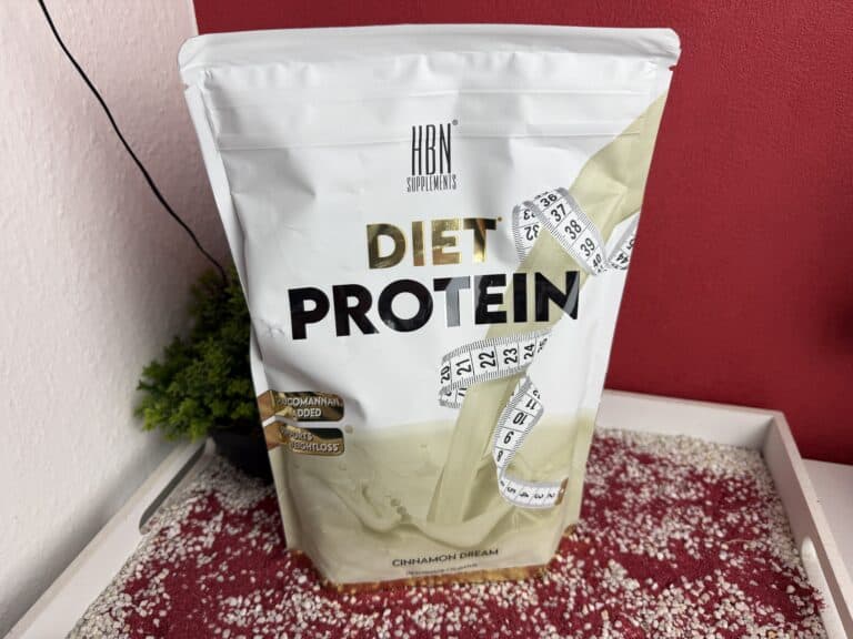 Das HBN Diet Protein in der Geschmacksrichtung Cinnamon Dream
