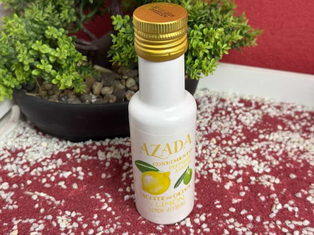 Das Azada aromatisierte Olivenöl Zitrone