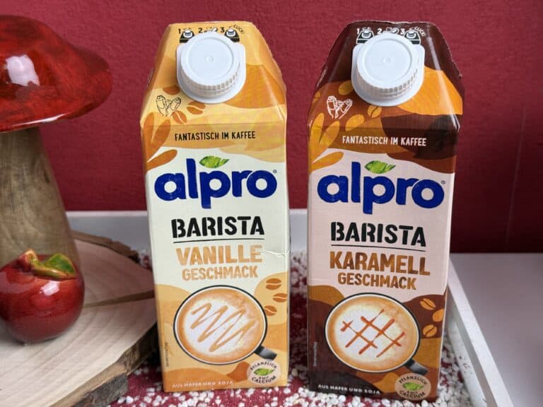 Meine beiden Sorten von Alpro Barista, Karamell und Vanille