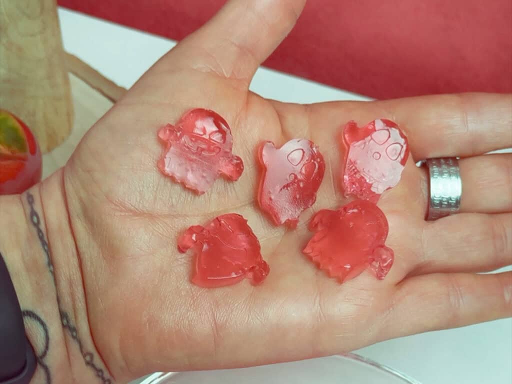 Das fertige Weingummi