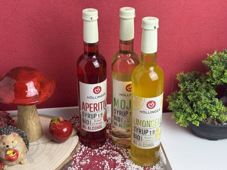 Meine drei Sorten Höllinger Cocktailsirup