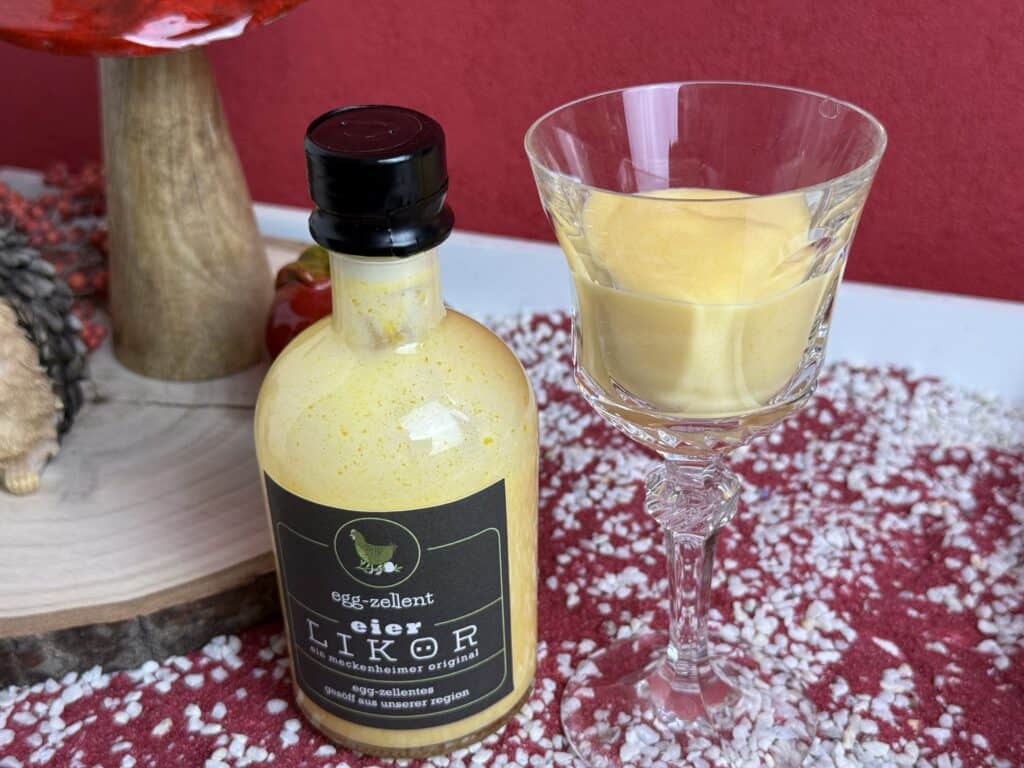 Der egg zellent Eierlikör, sieht doch schon lecker aus