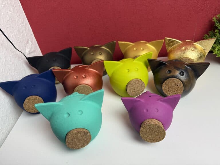 Meine Golden Pigs handgefertigten Spardosen