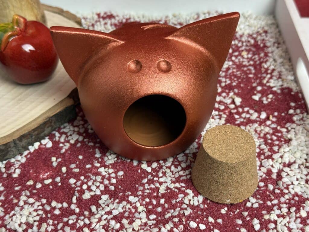 Den Korken aus der Golden Pigs Spardose nehmen und schon komme ich an das Geld