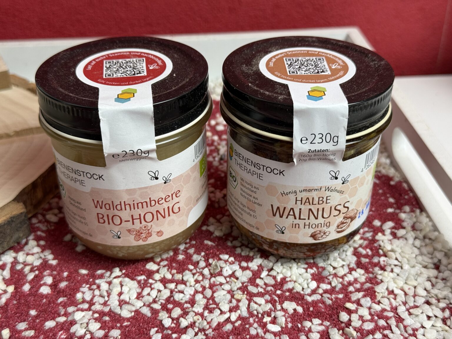Bienenstocktherapie Honig meine zwei Sorten