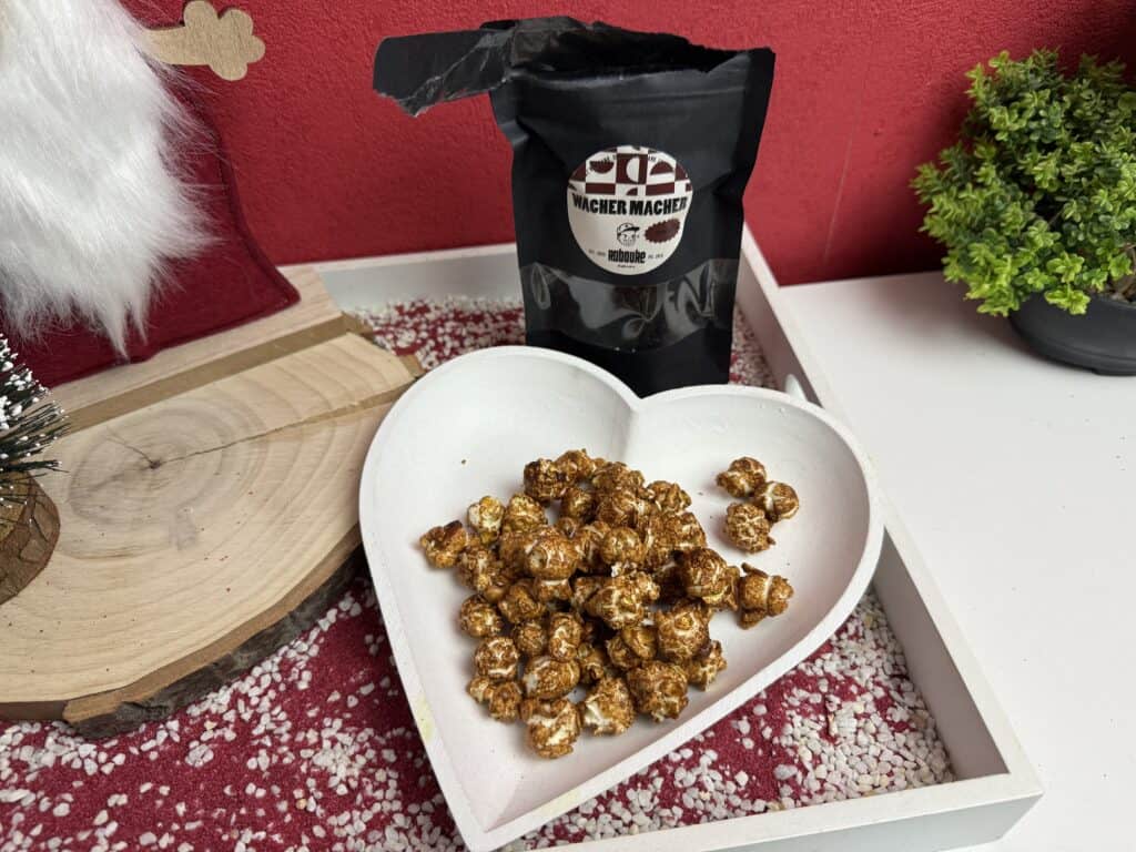 Die Sorte Wacher Macher, das genialste Espresso Popcorn