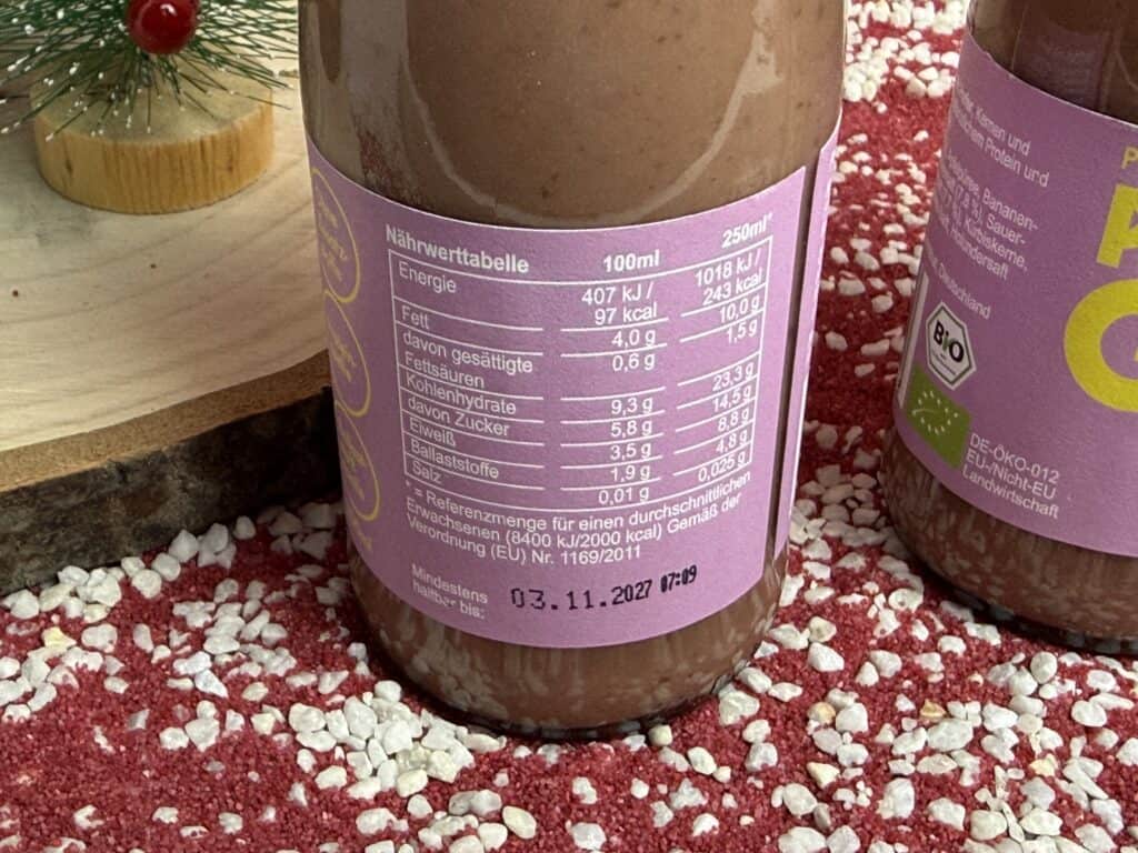 Die Nährwerte der Sorte Beerenmix