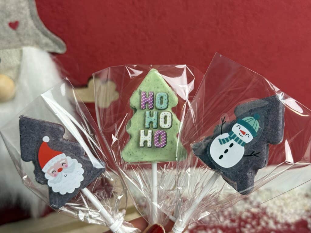 Die Heitmann kreativ Schoko Lollis fertig verpackt