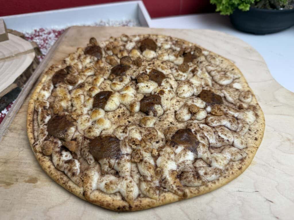 Und die Dr. Oetker Pizza Tiramisu nach dem Backen