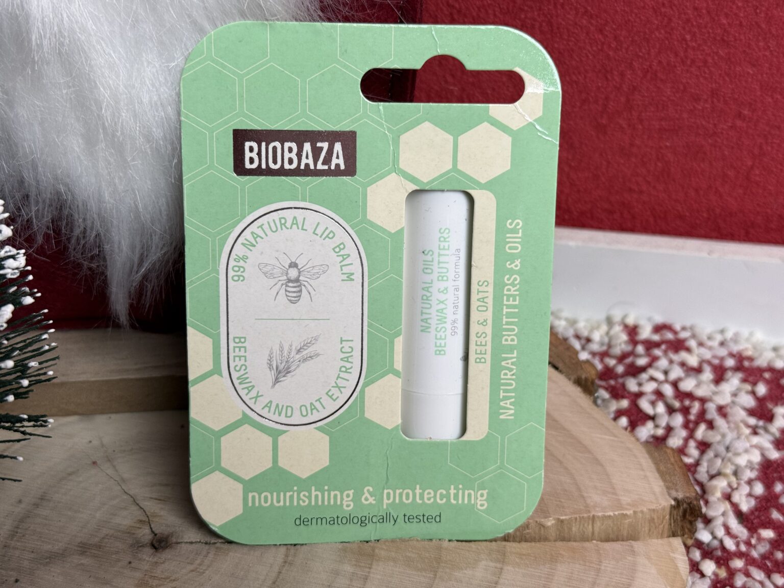 Der Biobaza Lippenbalsam Bees & Oats