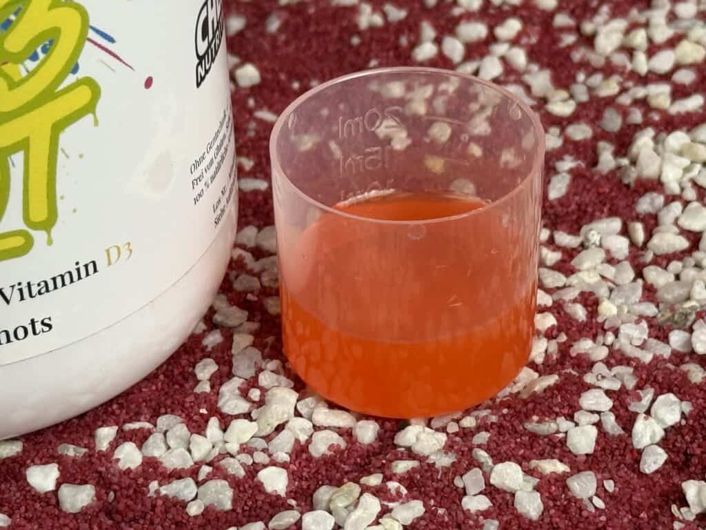 Der Chenz Nutrition ZCD3 Shot hat schon eine tolle Farbe