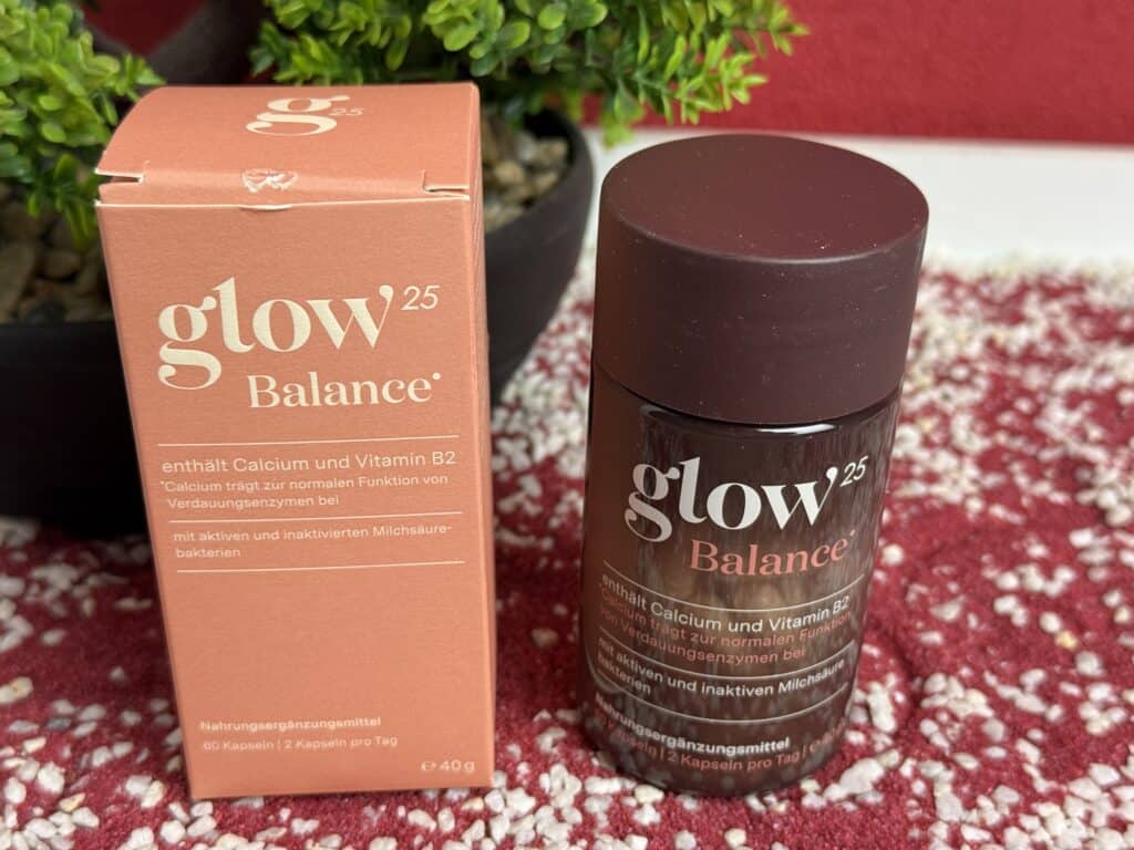 Die Glow25 Balance Kapseln