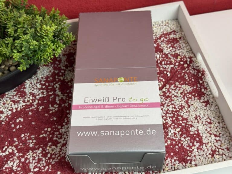 Meine Sanaponte Eiweiß Riegel