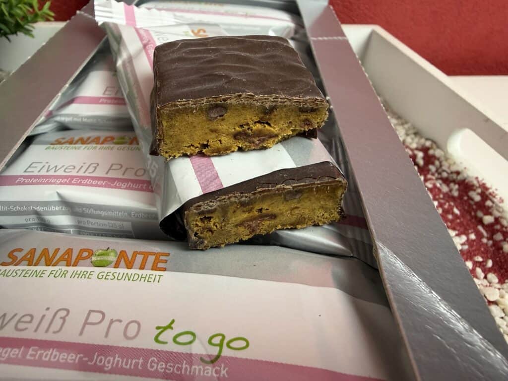 Die Sanaponte Eiweiß Riegel