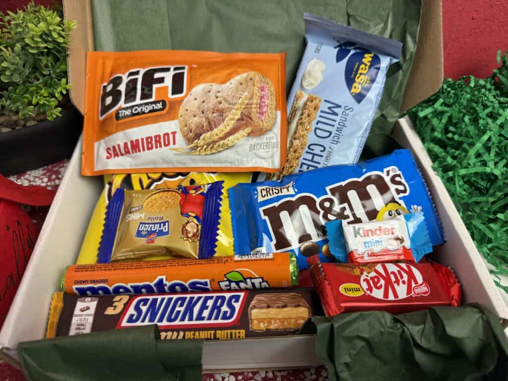 Der Inhalt meiner Box von SnackChiefs