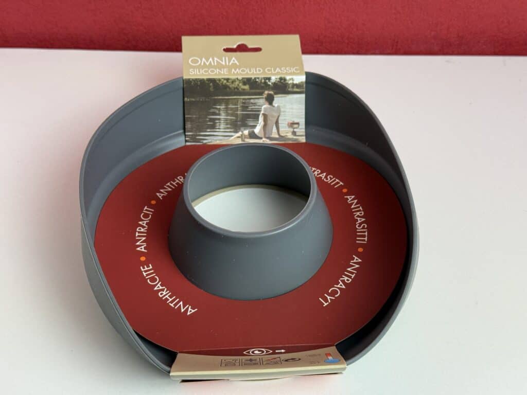 Eine der Silikonbackformen